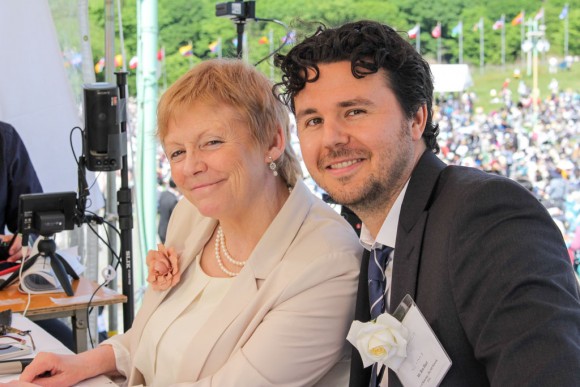 Caroline Uchima and Ben Hart at the 2015 SOPP